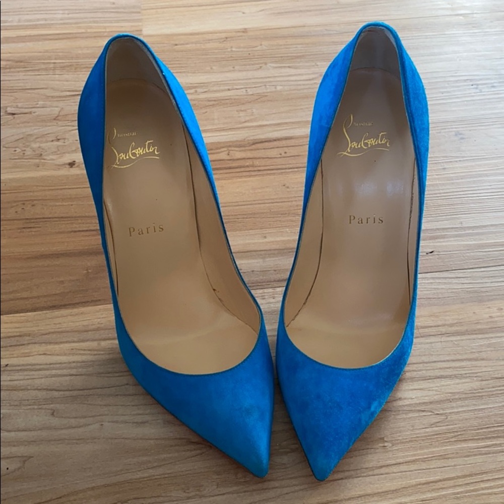 Christian Louboutin Pigalle Follies Suede Pumps